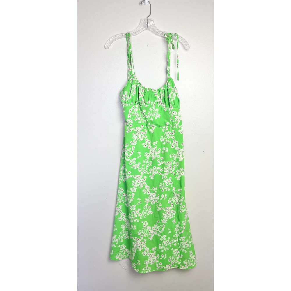 Love Harmony Green Floral Maxi Dress Womens Size M